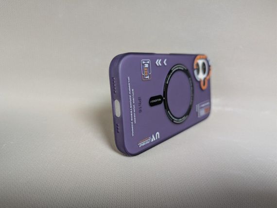 Чохол для iPhone 16 / Айфон 16 RbooT, магнітний чохол MagSafe, захисний, фіолетовий | Зображення 4