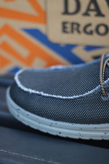 Тканевые мокасины серого цвета 40 размер | Зображення 4