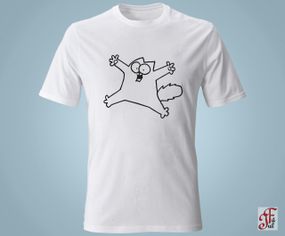 Футболка з принтом SIMON`S CAT Райдуж вас бачити XL