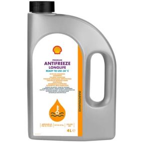 Антифриз Shell Premium LL 4л (готовий G12+ черв.) (5938) - Топ Продаж!