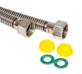 Шланг нерж.гофрований для ГАЗУ 1/2" 0,4 м ВВ ASCO 100шт