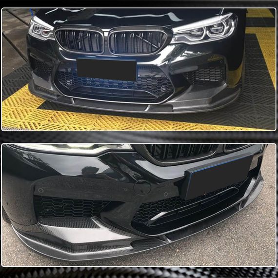Накладка на передній бампер Lip V2 (для M5 F90 2017-2020, Карбон) для BMW 5 серія G30/31 рр | Зображення 3