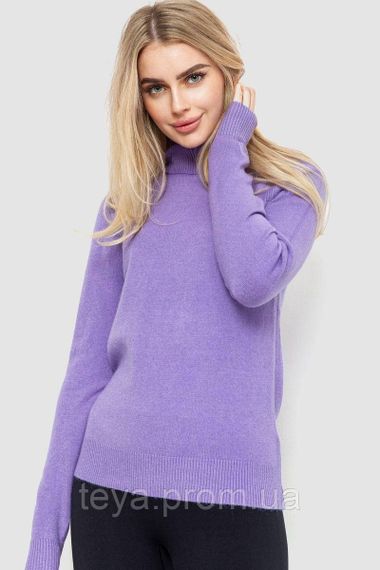 Гольф жіночий однотонний, колір бузковий, розмір L-XL FA_008667