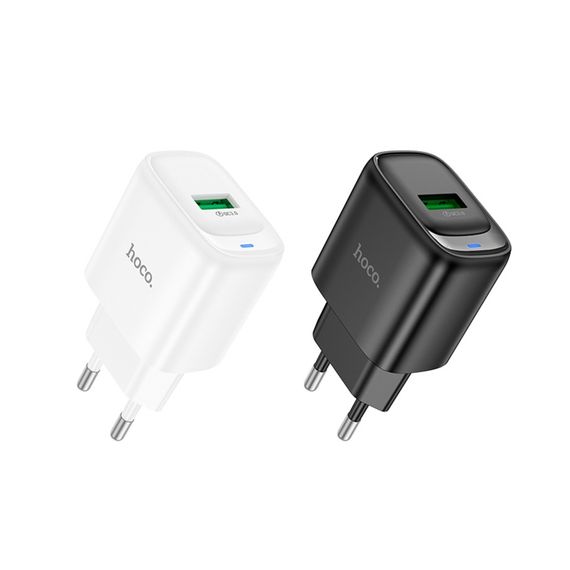 Мережевий зарядний пристрій Hoco C140A 1 USB QC 18W