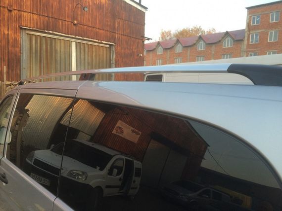 Рейлінги Хром CAN (Оригінальний дизайн) Середня база (LONG) для Mercedes Vito W639 2004-2015рр | Зображення 6