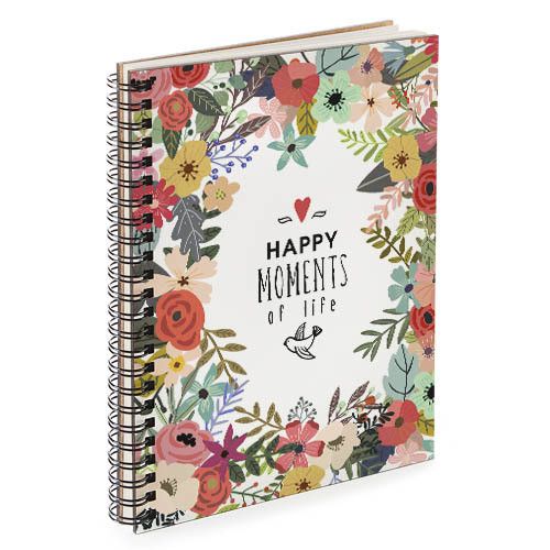 Скетчбук Happy moments of life 18x21 см (BDP_17A067)
