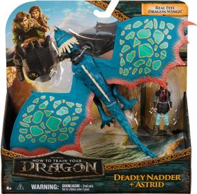 Ігровий набір Dreamworks Dragons Як приборкати дракона Смертоносний Змійовик та вершниця Астрід