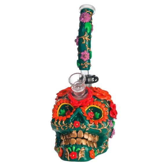 Трубка Скляна "Skull Mexican"
