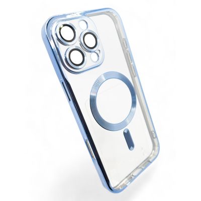 Чехол для мобильного телефона BeCover TPU Chrome Case (MagSafe) для Apple iPhone 16 Pro Max Sierra Blue (712087) | Зображення 1