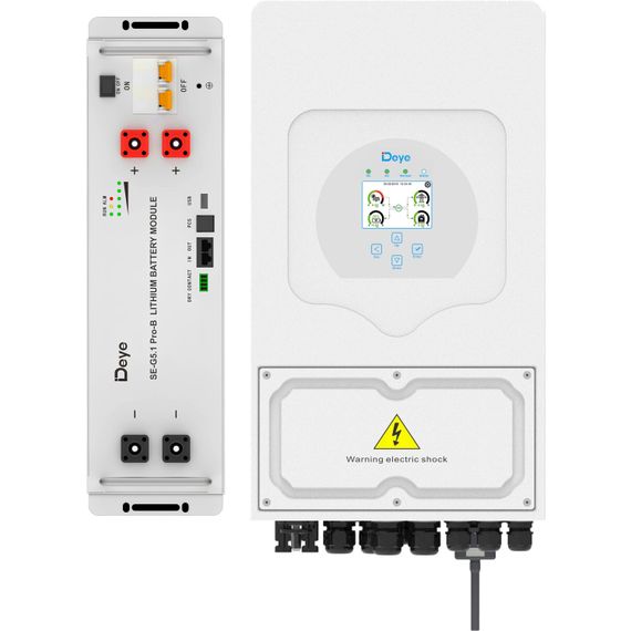 Аккумулятор низковольтный Deye SE-G5.1Pro-B (LiFePO4 51,2V 100Ah) | Зображення 7