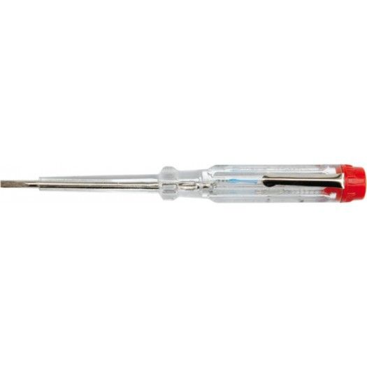 Индикатор отвертка шлицевая пробник 125-250V 140 мм VOREL-65233 | Зображення 1