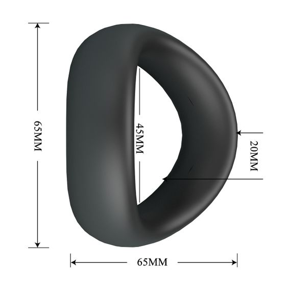 Ерекційне кільце Crazy Bull - Valen Silicone Cock Ring, BI-210230 Sex Aura | Зображення 6