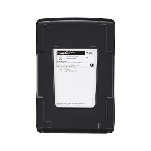 Набір свердел та мітчиків машинних для наскрізних отворів, BLUE, HSCo, 14 шт. | Зображення 6