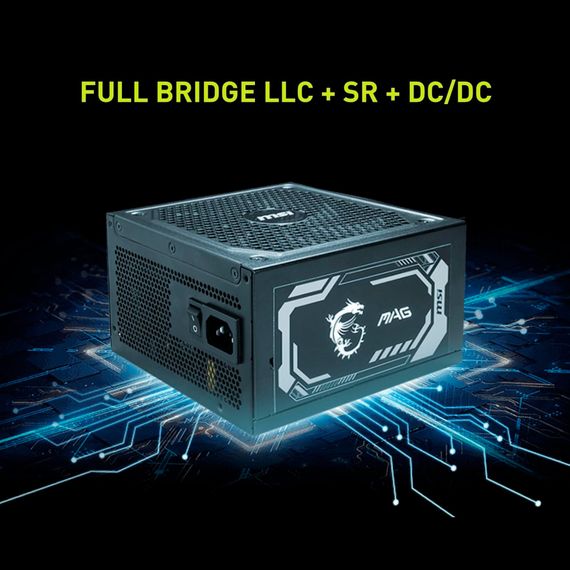 Блок живлення MSI 1000W (MAG A1000GL PCIE5) | Зображення 8