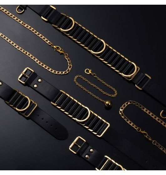 Пояс із золотими ланцюжками Upko Indulge In The Restraints Collection Sex Aura | Зображення 7