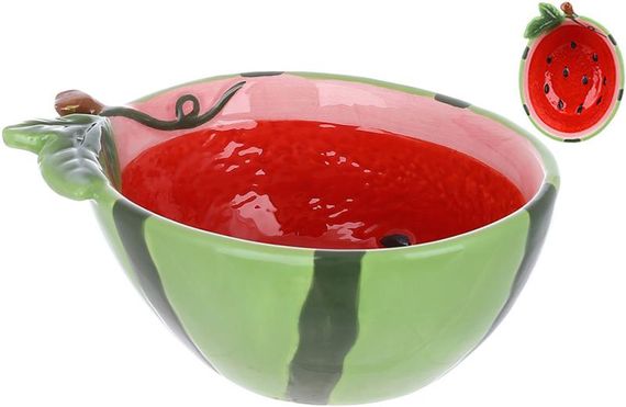 Салатник керамічний "Bright Fruits Watermelon" 400мл, Кавун | Зображення 1