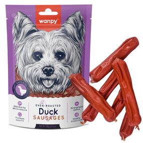 Wanpy Duck Sausages лакомство для собак с уткой, 100 гр