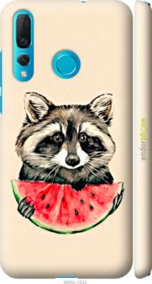 Чохол на Huawei Nova 4 Єнотик з кавуном "4605m-1632-2448"