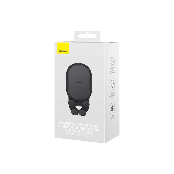 Універсальний автотримач Baseus Wireless Charge Pro 15W (SUWX030001) | Зображення 7