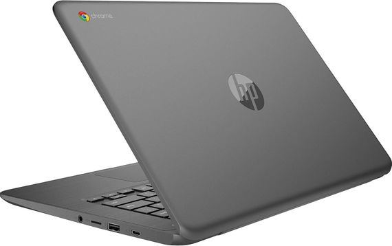 Ультрабук HP Chromebook 14 / 14" (1366x768) TN / Intel Celeron N3350 (2 ядра по 1.1 - 2.4 GHz) / 2 GB DDR3 / 32 GB SSD / Intel HD Graphics 500 / WebCam / ChromeOS б/у | Зображення 4