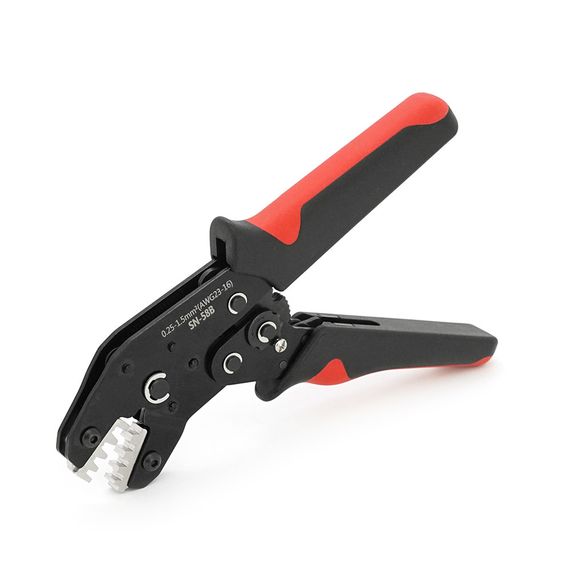 Інструмент обжимний SN-58B для обжимки клем, 0.25-1.5mm2, Black-red арт.23280 | Зображення 2