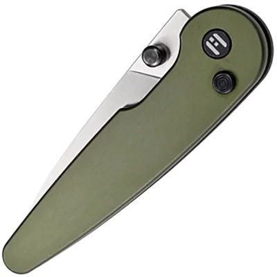 Нож Hightron Birdidi, D2, алюміній, зелений, сатиновий клинок (HK06GRNS) | Зображення 4