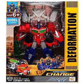 Дитячий Трансформер-машинка Optimus Prime 611-31(Red)