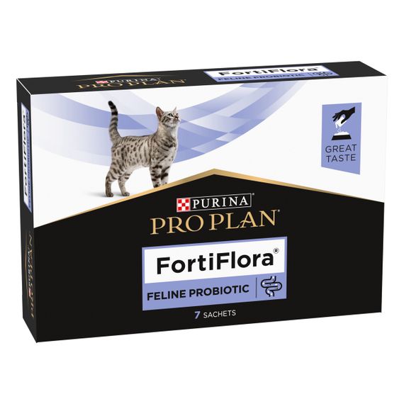 Пробиотическая добавка для котов и котят Purina Veterinary Diets FortiFlora Feline 1 гр х 7 шт | Зображення 1