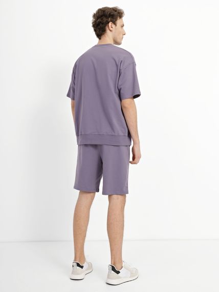 Комплект для чоловіків футболка та шорти сірий, 2XL | Зображення 4