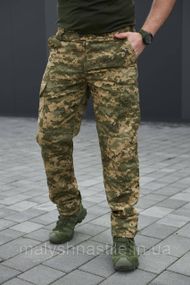 Військові повсякденні штани Military ріп-стоп, піксель ЗСУ