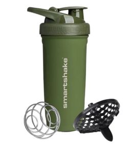 Шейкер спортивний SmartShake металевий Reforce Stainless Steel 30oz/900 мл Army Green (11153001)