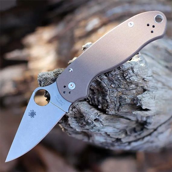 Ніж Spyderco Para 3 Sprint Run CPM 15V G-10 Brown | Зображення 4