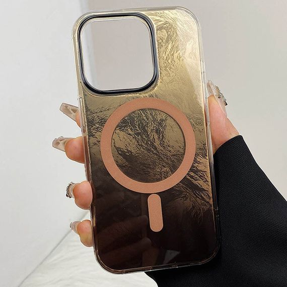 Чохол TPU Shiny Mountain (MagFit) для Apple iPhone 14 Pro Max (6.7") Chocolate | Зображення 1