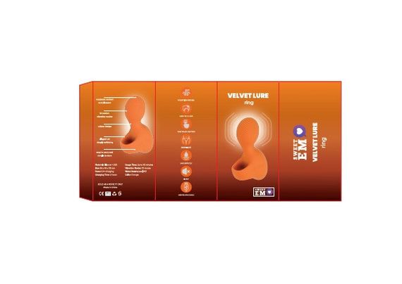 Вібратор на палець Sweet Em, помаранчевий Sex Aura | Зображення 7