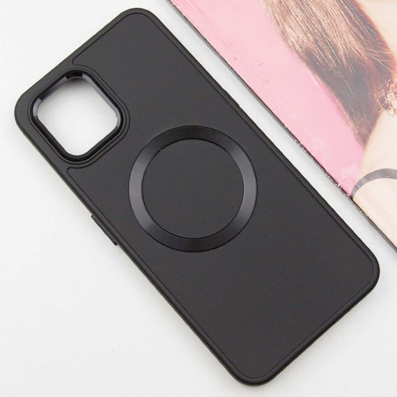 TPU чохол Bonbon Metal Style with MagSafe для Nothing Phone 2 Чорний / Black | Зображення 4