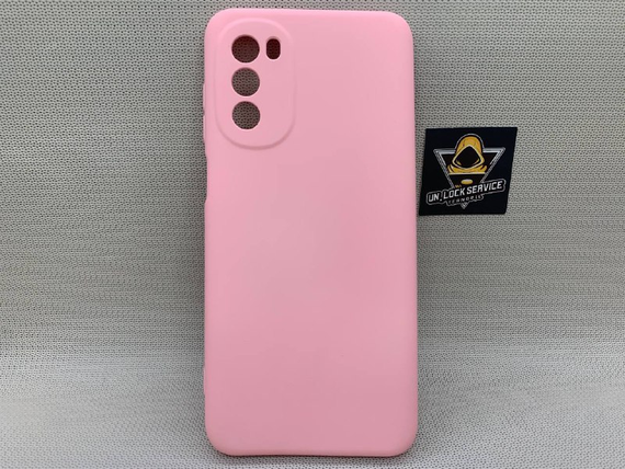 Motorola G52 SoftTouch Silicone Протиударний чохол софт тач Рожевий