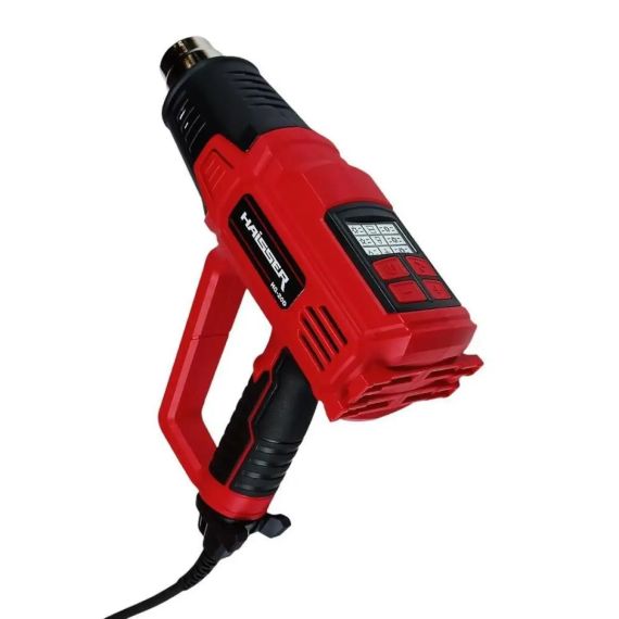 Фен будівельний Haisser HG-20D 2000 Вт, 2 швидкості, LED дисплей, регулювання температури, функція охолодження | Зображення 4