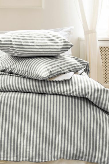 Постельное белье Saheser Stonewashed Ranforce 200 х 220 см Nives Antrasit | Зображення 1