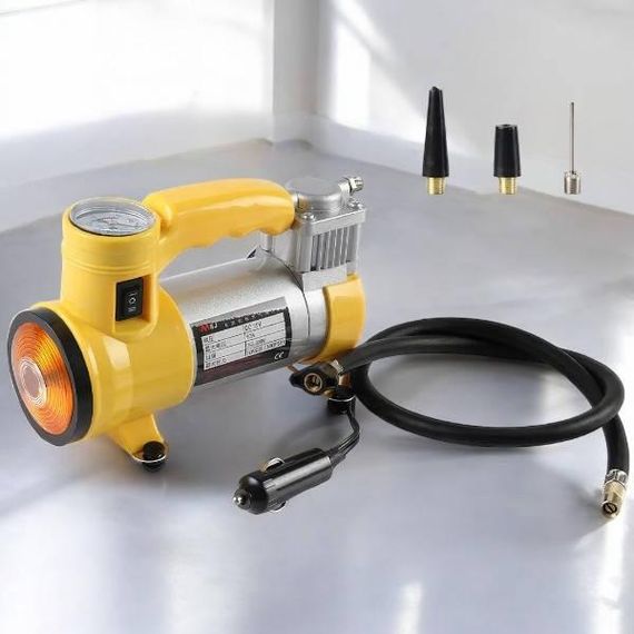 Компрессор автомобильный 12V/220Вт Cyclone Air Compressor Желтый