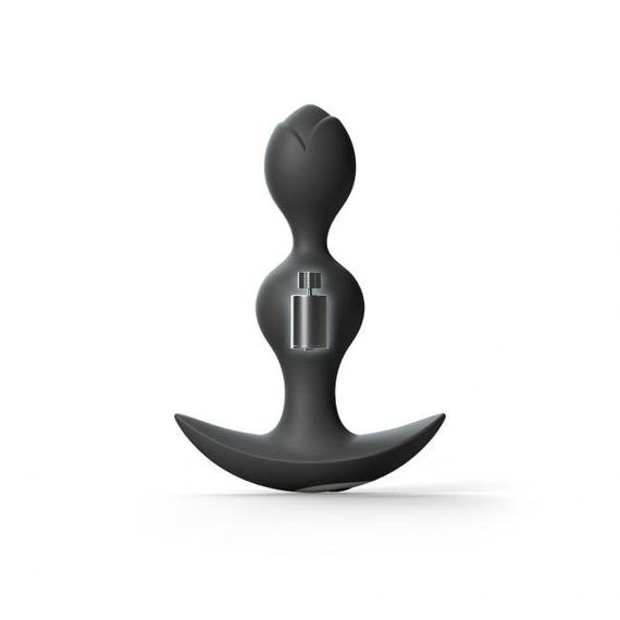 Анальний стимулятор, гнучкий з вібрацією Love To Love TWINNY BUD, Black | Зображення 1