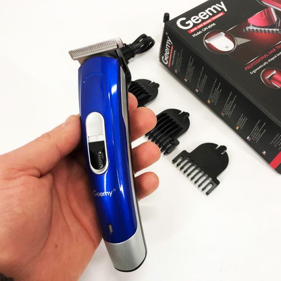Універсальна машинка для стрижки голови та бороди Gemei GM-6046, Тример для самостійної стрижки волосся XI-45 | Зображення 6