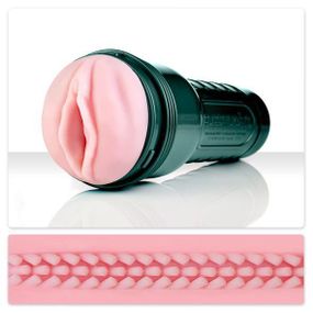 Мастурбатор з вібрацією і стимулюючим рельєфом Fleshlight Vibro Pink Lady Touch