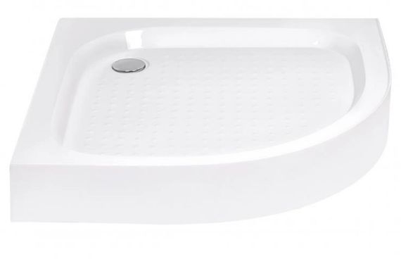 Набір Lidz Душова кабіна Latwa SC90x90.SAT.LOW.FR, напівкругла, скло Frost 4 мм + Душовий піддон Kapielka ST90x90x15 | Зображення 4