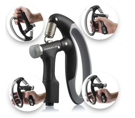 Еспандер кистьовий з лічильником PowerPlay PP-4403 з регульованим навантаженням 10-100 кг, Чорний (PP_4403_Black) | Зображення 5