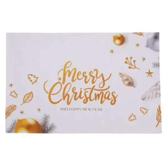 Килимок для сервірування столу Merry Christmas and Happy New Year 45*30 см HP-36327-3