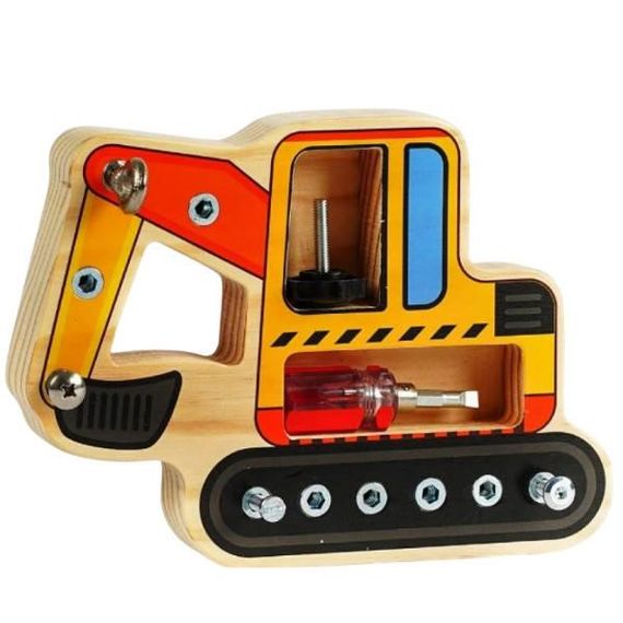 Бізіборд Ескаватор З 54685 Жовтий