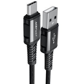 Дата кабель Acefast C1-04 USB to Type-C 3A (1.2m) Black