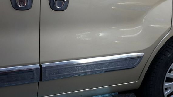 Молдинг дверной (4 шт, нерж.) OmsaLine - Итальянская нержавейка для Fiat Fiorino/Qubo 2008-2024 гг | Зображення 3