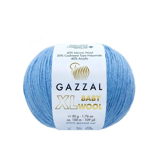 Gazzal BABY WOOL XL No 813 пряжа для в'язання Gazzal