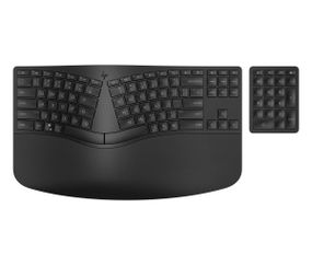 Клавиатура мембранная HP 960 BLK Ergonomic split-zone 7E755AA